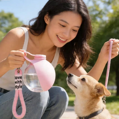 Bebedero Portátil para Perros y Gatos – Dispensador de Agua Plegable para Viajes