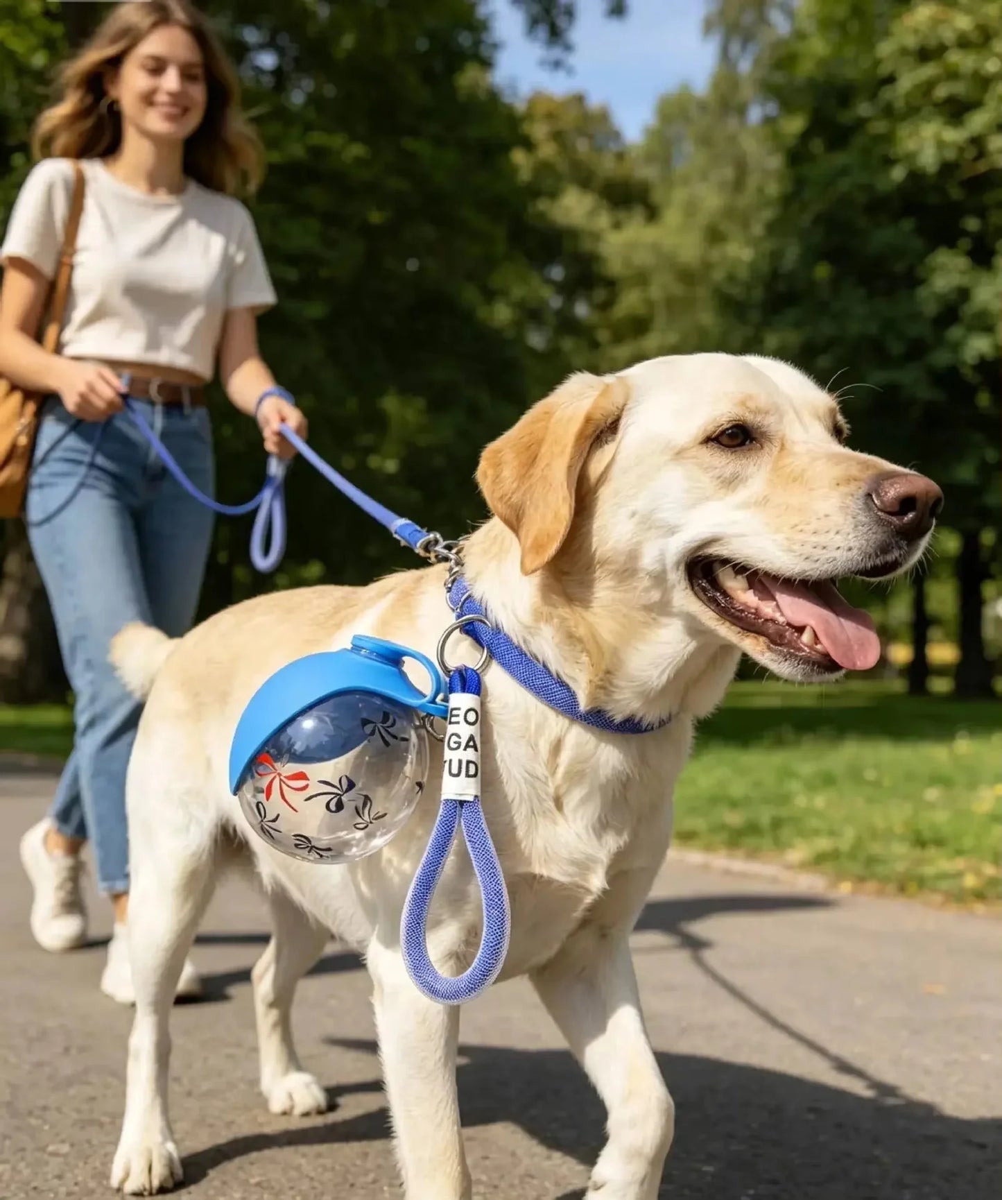 Bebedero Portátil para Perros y Gatos – Dispensador de Agua Plegable para Viajes